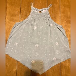 Juniors Size Large 11-13 No Boundaries Spaghetti Strap V Tail Tank